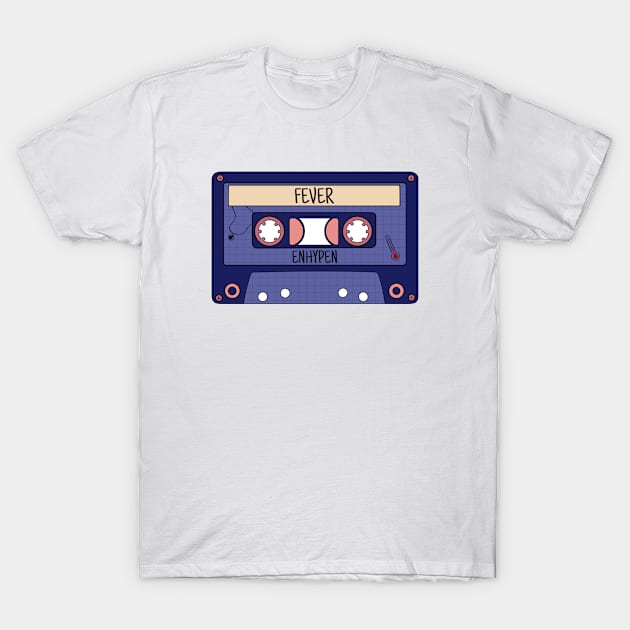 ENHYPEN Fever Cassette Tape T-Shirt by Orchyd